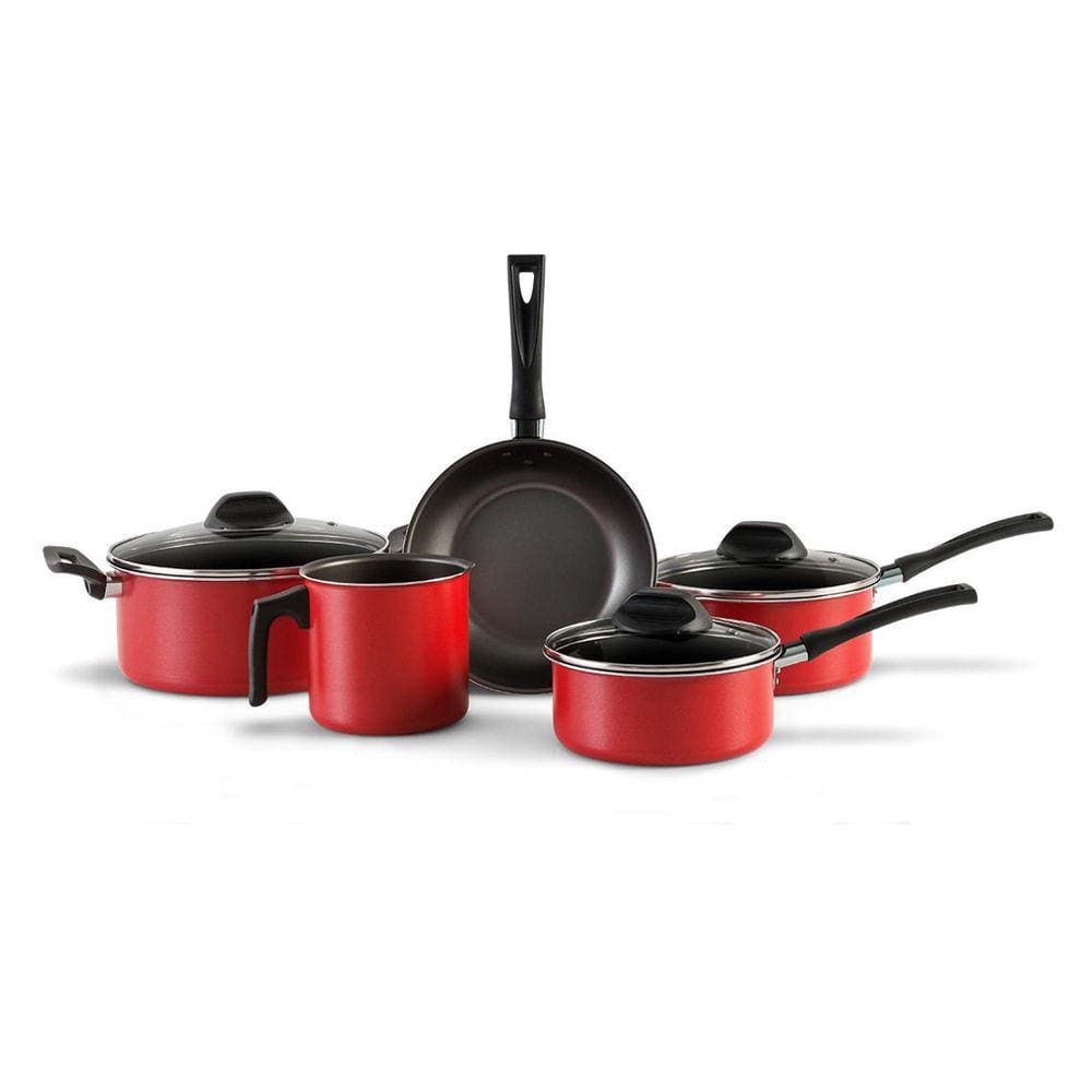 Conjunto de Panelas - Garlic - Vermelho Brinox