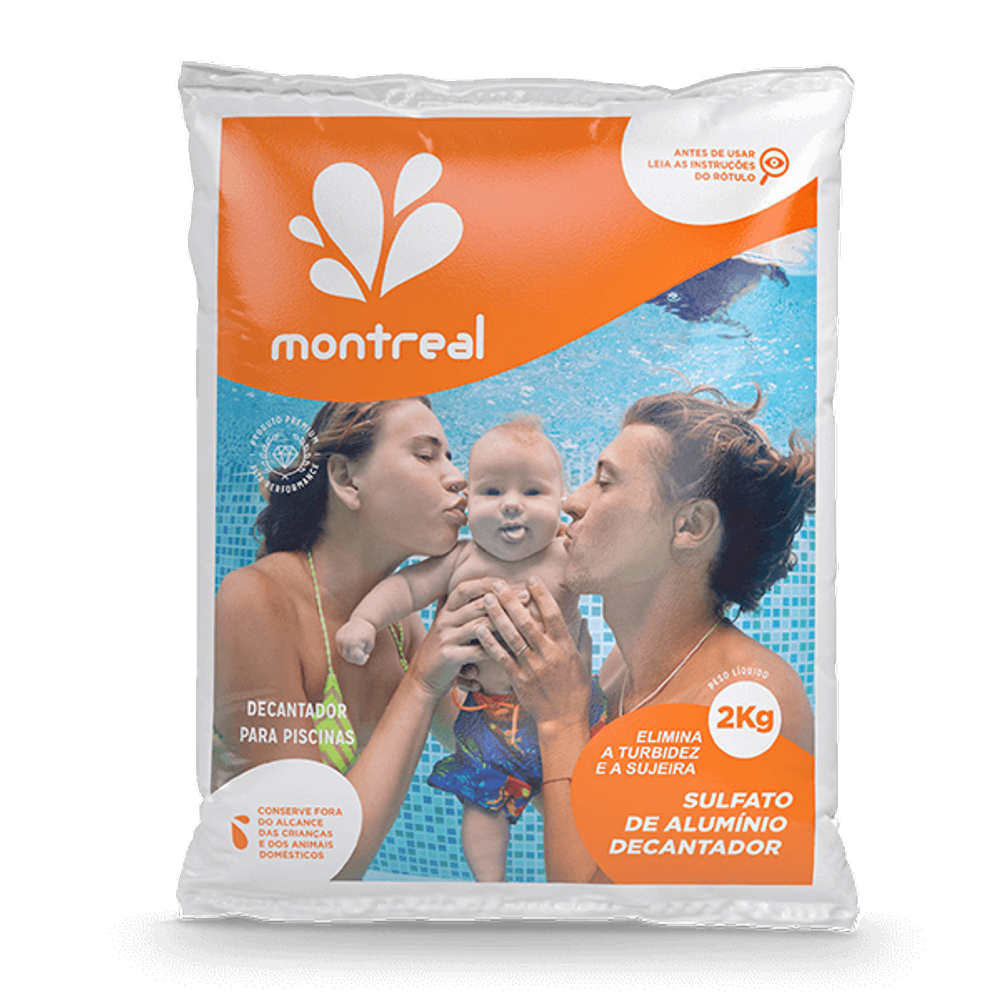 Sulfato De Aluminio Decantador 2Kg Saco - Montreal