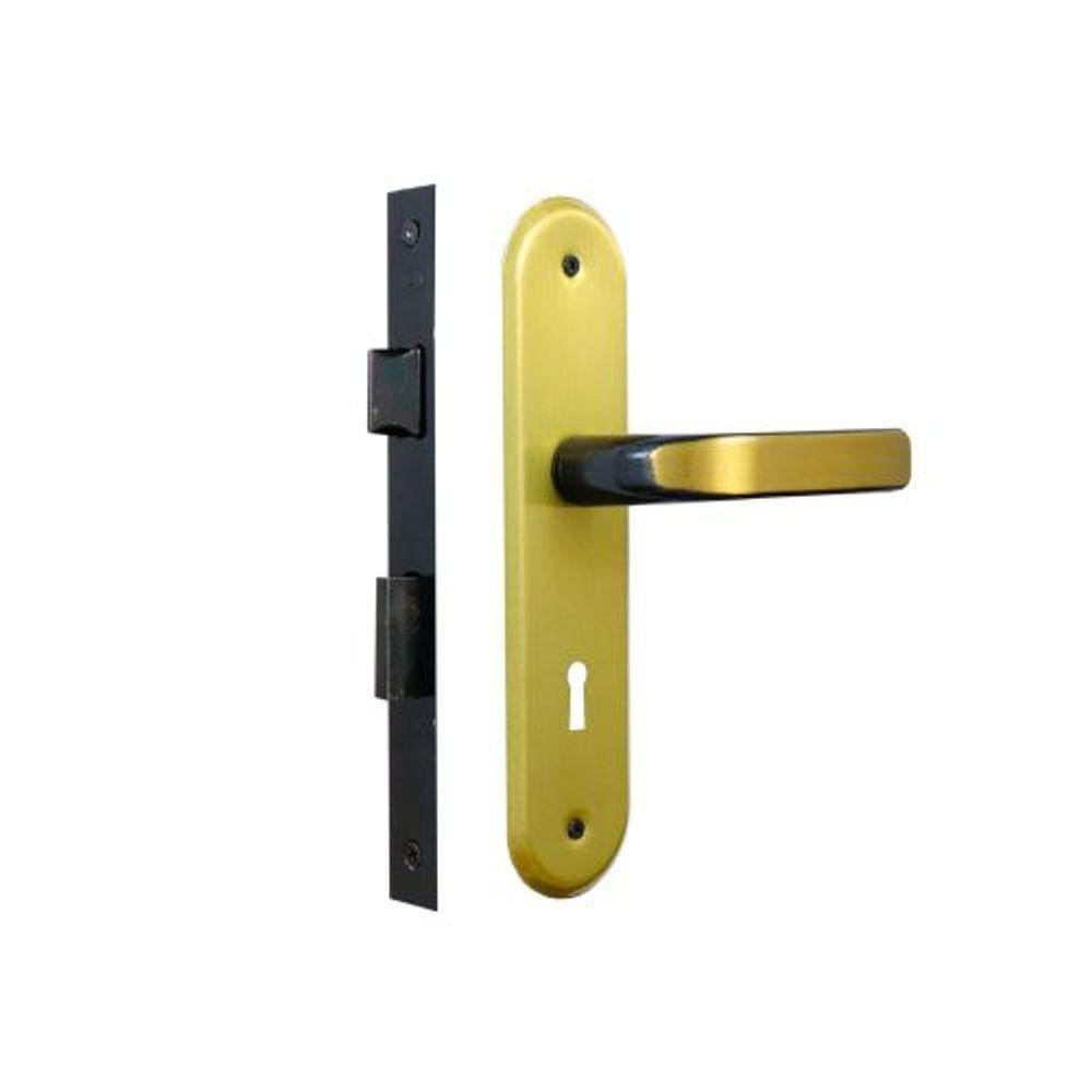 Fechadura Interna 40 Stilo Alavanca Bronze Latonado - Mgm