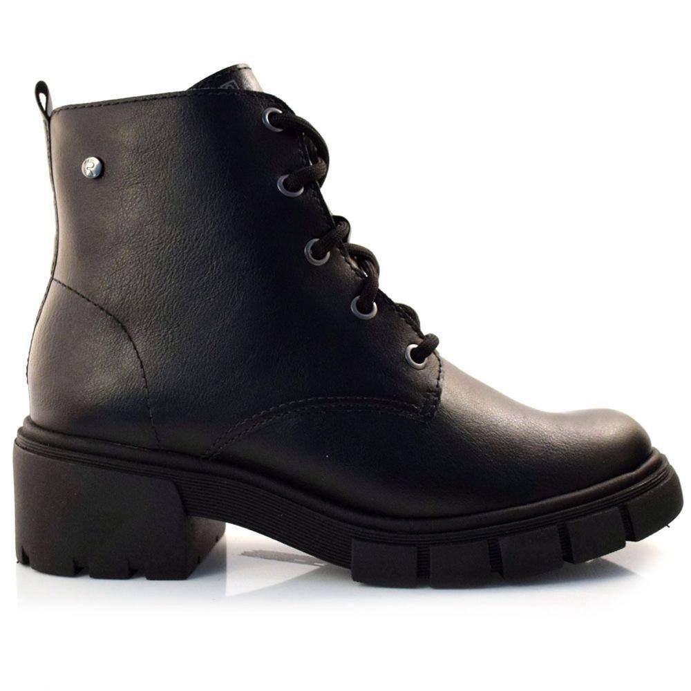 Bota Coturno Casual Preto Ramarim 23-11121