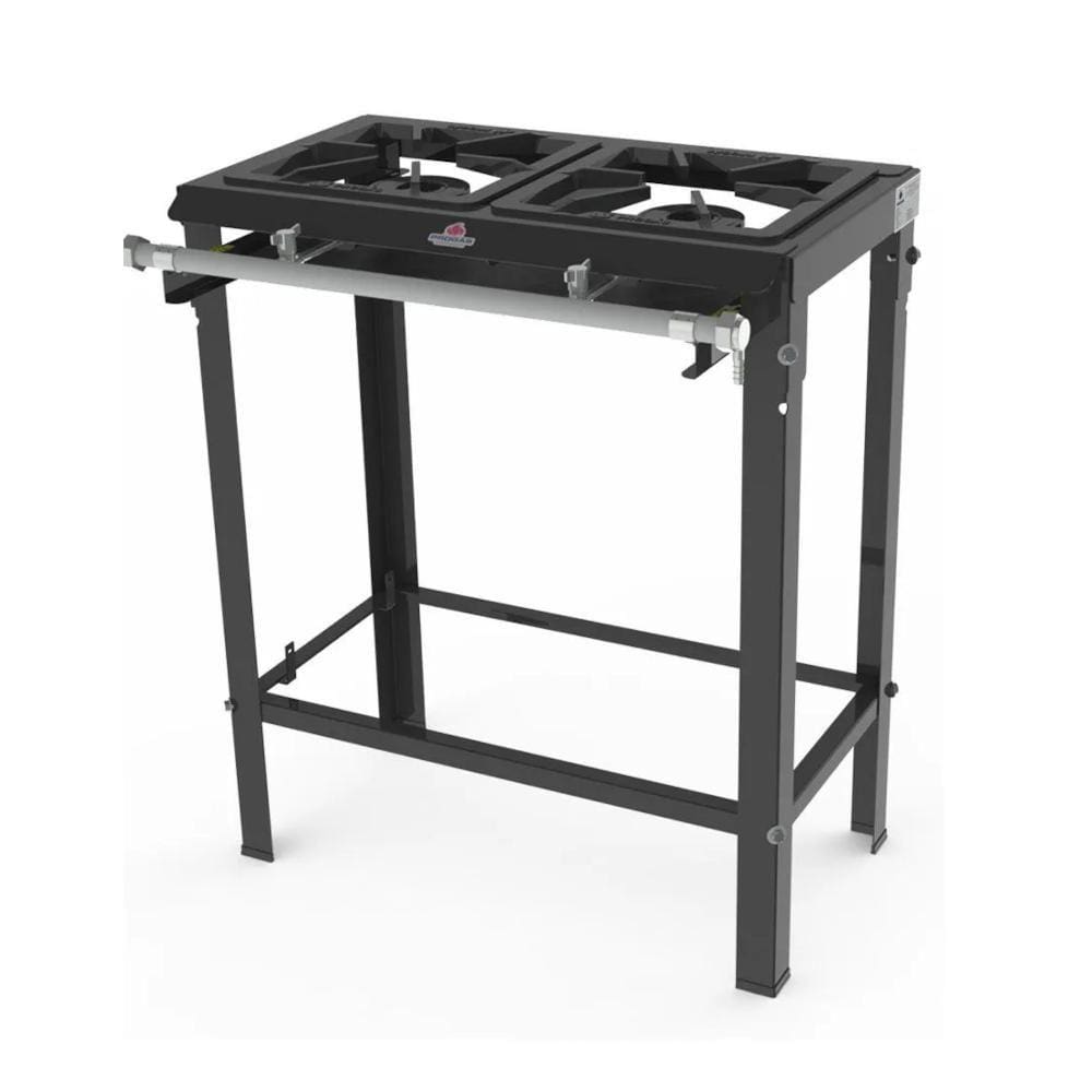 Fogão Industrial 2 Queimadores Simples c/ Pé s/ Registro p/ Forno PMS-200 Progás.