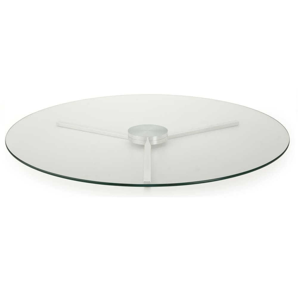 Centro de Mesa Giratório Vidro Incolor Forma Collection 60cm