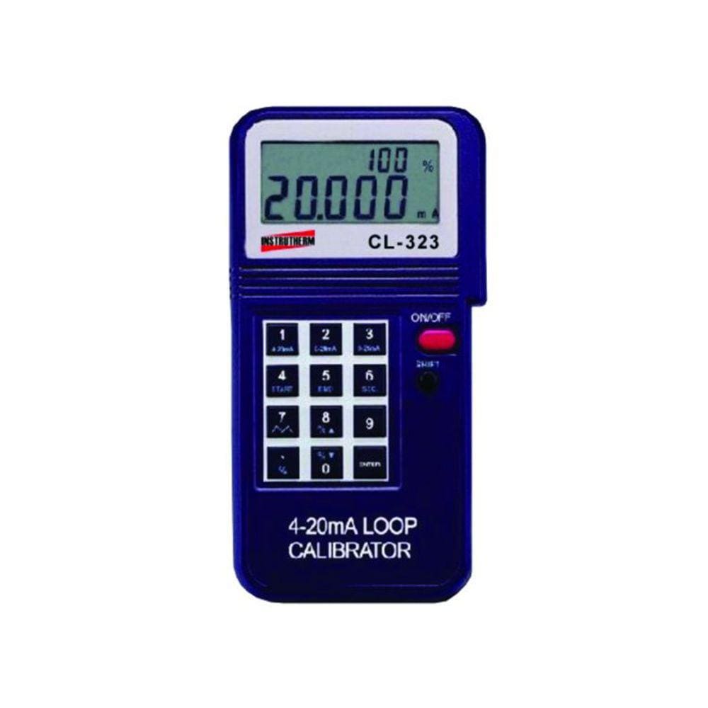 Calibrador Loop Digital Corrente Voltagem Cl-323 Portátil Instrutherm Com Ponta Prova Maleta Certificado Calibração