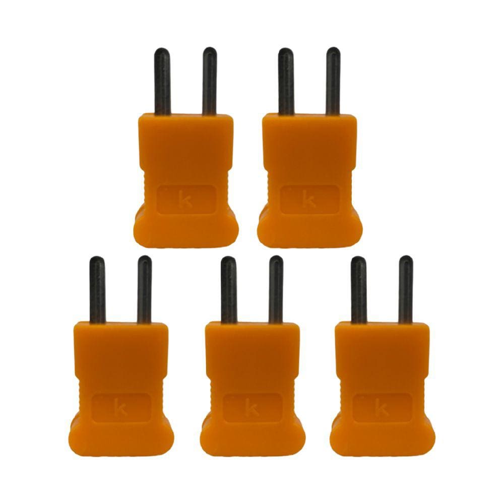 Kit 5 Conector Mini Tipo K Macho Adaptador Utilizado Sensor S-01K A S-09K Instrutherm