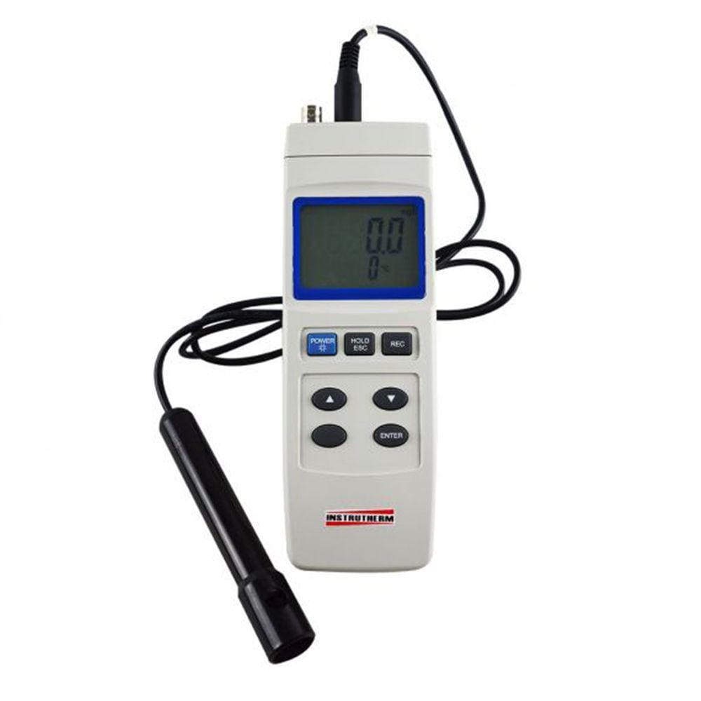 Medidor Ph Digital Sensor Condutividade Oxigênio Salinidade Tds Dureza Ph-1500 Portátil Instrutherm Com Certificado