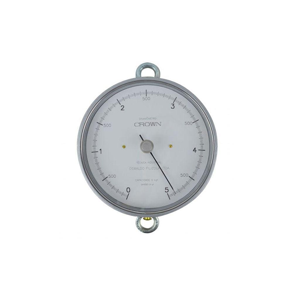 Dinamômetro Circular Força Analógico 0 A 1Kg Divisão 5Gf Tração Alumínio Ar-1 Portátil Instrutherm Com Certificado