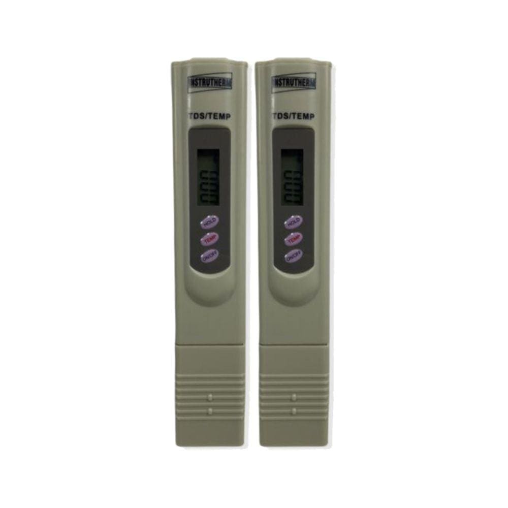 Kit 2 Medidor Tds Dureza D´Água Tipo Caneta Temperatura Condutividade Elétrica Ec Tds-110 Portátil Instrutherm Estojo