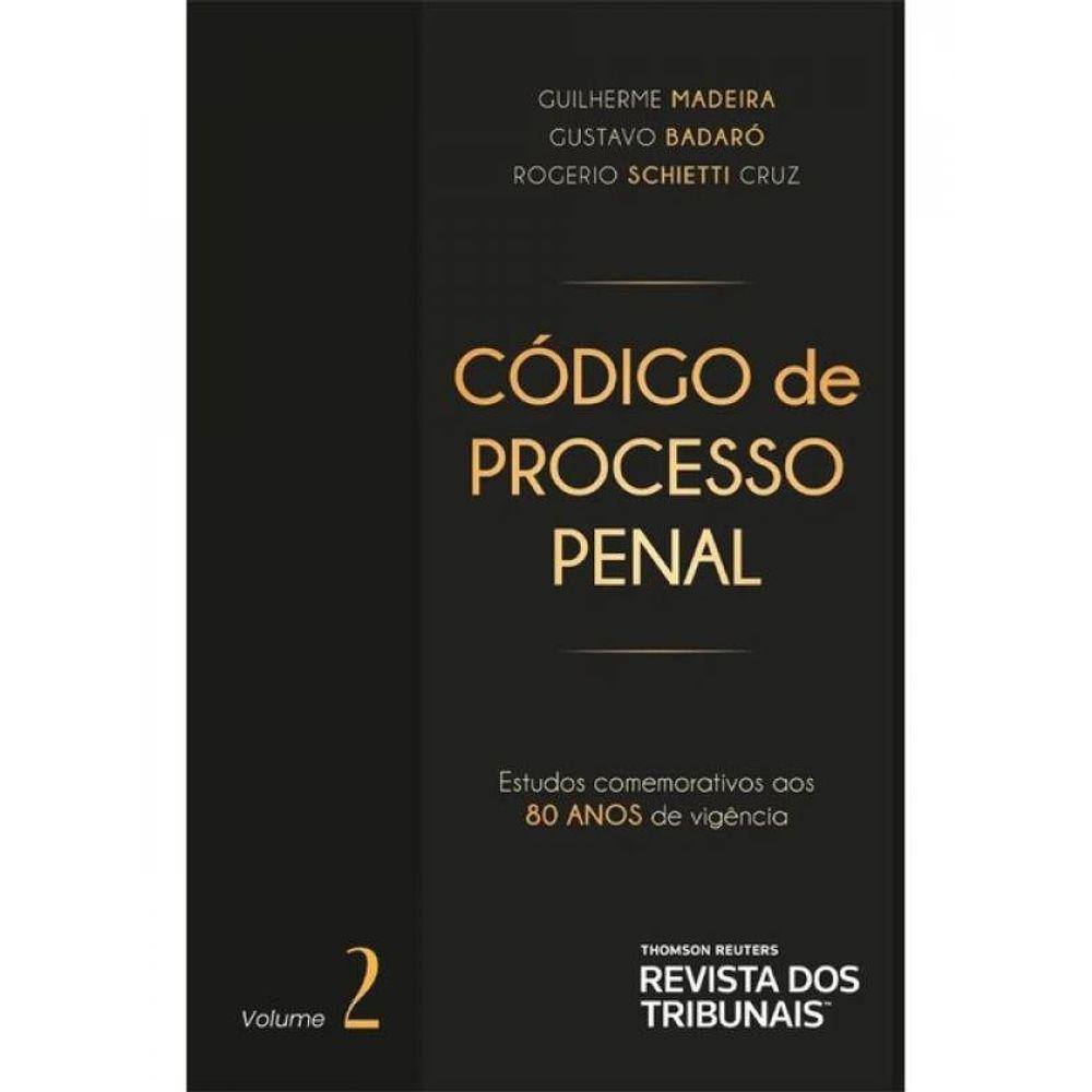Código De Processo Penal - Estudos Comemorativos Aos 80 Anos De Vigência - 2021 - Vol. 2