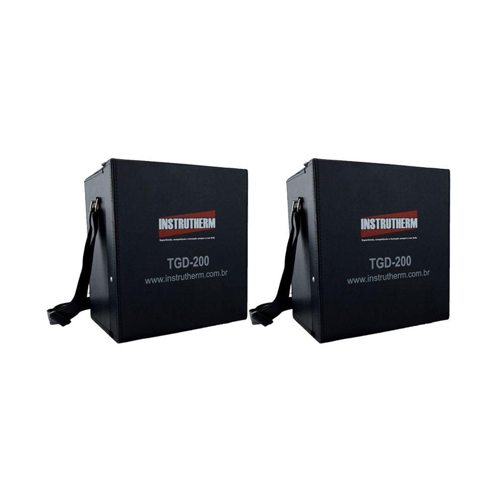 Kit 2 Estojo Es-04 Transporte Utilizado Medidor Stress Térmico Tgd-200 Instrutherm