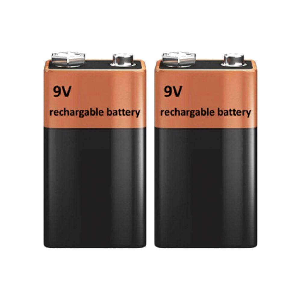 Kit 2 Bateria Recarregável 9 Volts 240 mAh Utilizada Detector Metais Dm-500/600 Instrutherm