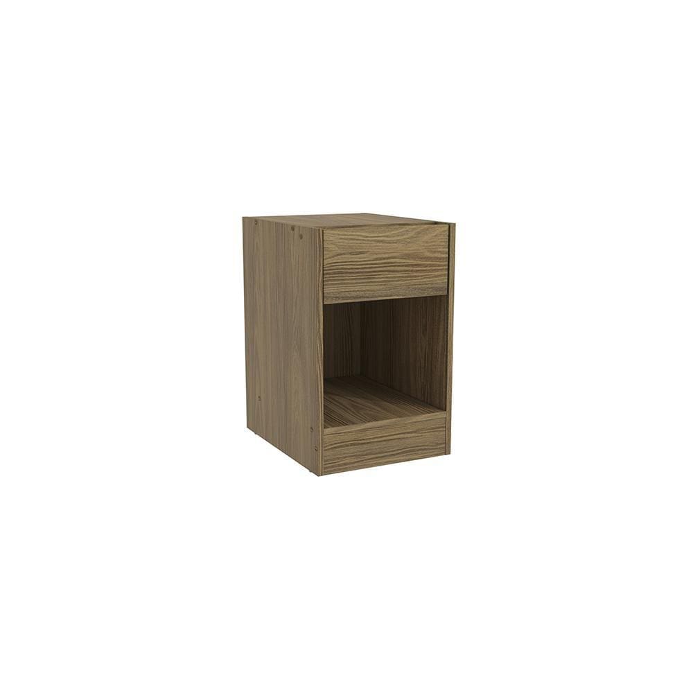 Mesa de Cabeceira 1 Gaveta Kappesberg Adapt Nogueira