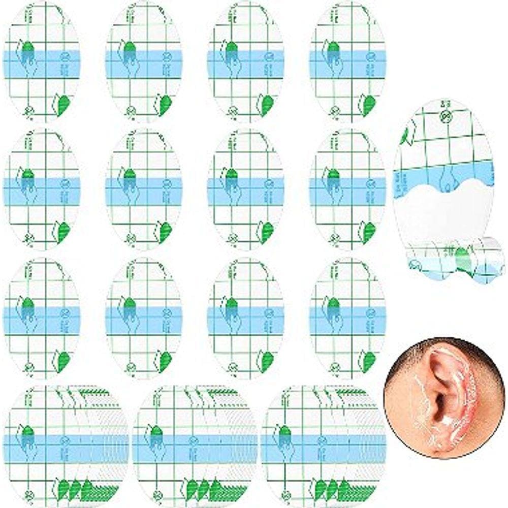 Kit 100 Peças Adesivo Impermeável Orelha Lorben Banho Natação Infantil Adulto