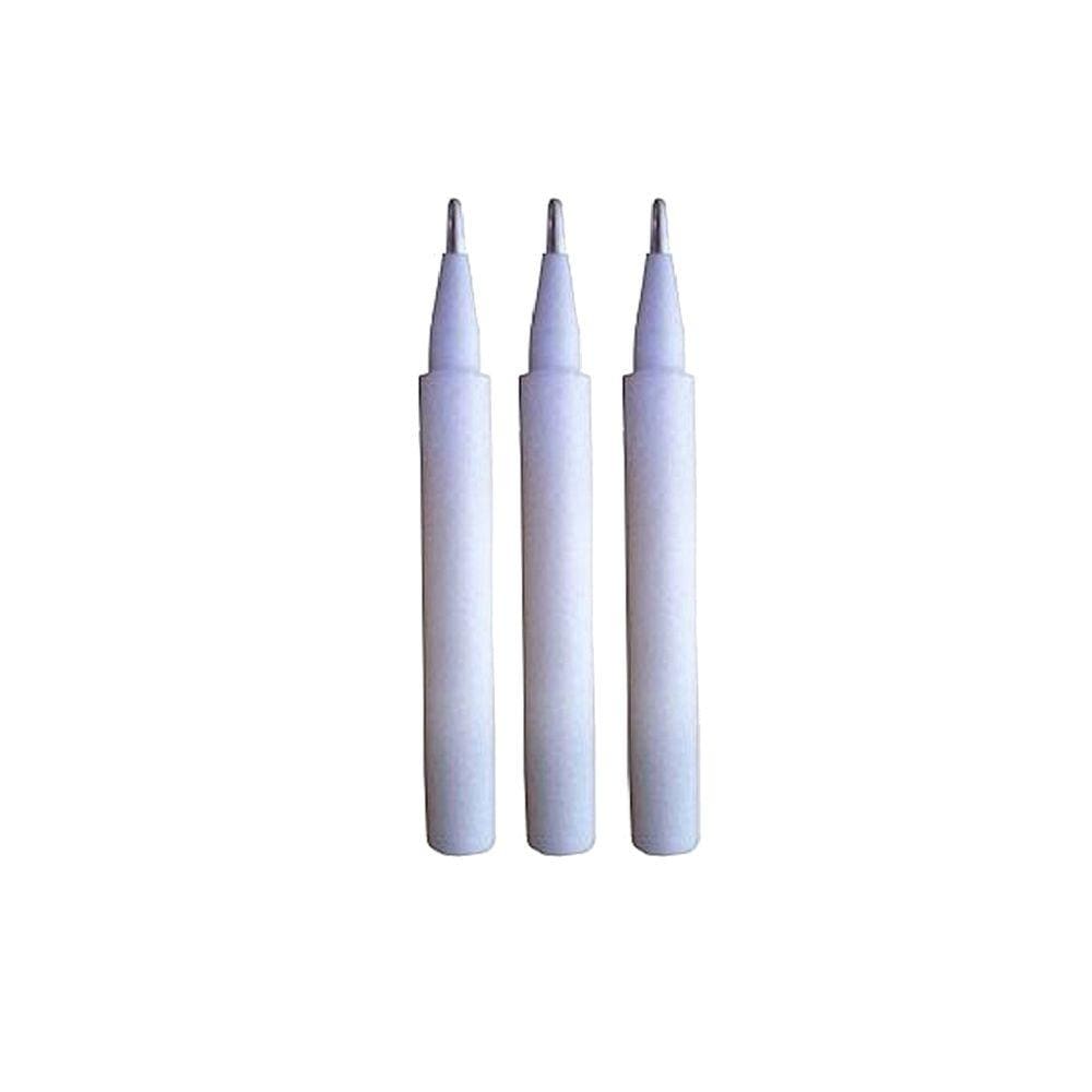 Kit 3 Ponta Ferro Pf-650 Tipo Agulha 1,0Mm Utilizada Estação Solda Es-920-110/220v Instrutherm