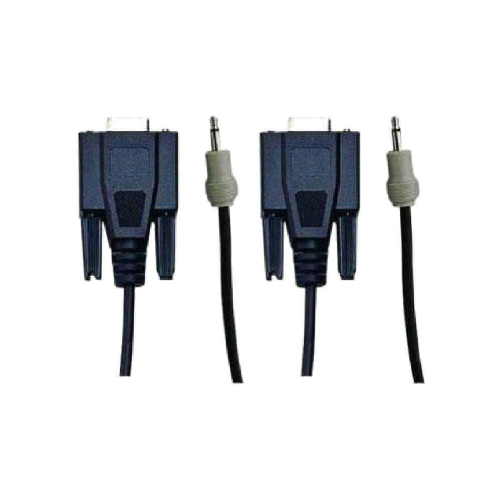 Kit 2 Cabo Crs-20 Conexão Pc Rs-232 Utilizado Diversos Equipamentos Datalogger Instrutherm