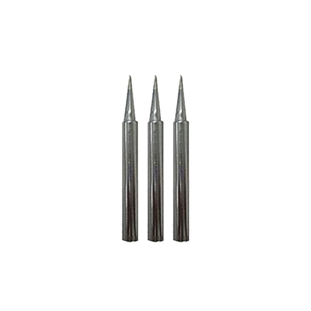 Kit 3 Ponta Ferro Pf-600 Tipo Agulha Fina 1,0Mm Utilizada Estação Solda Esd-900 Es-910 Instrutherm