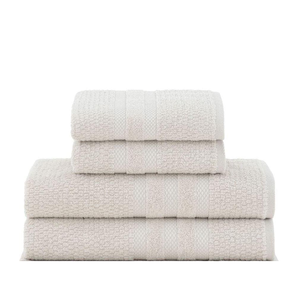 Kit 2 Toalhas Banho +2 Rosto Vanilla Extra Soft Buddemeyer