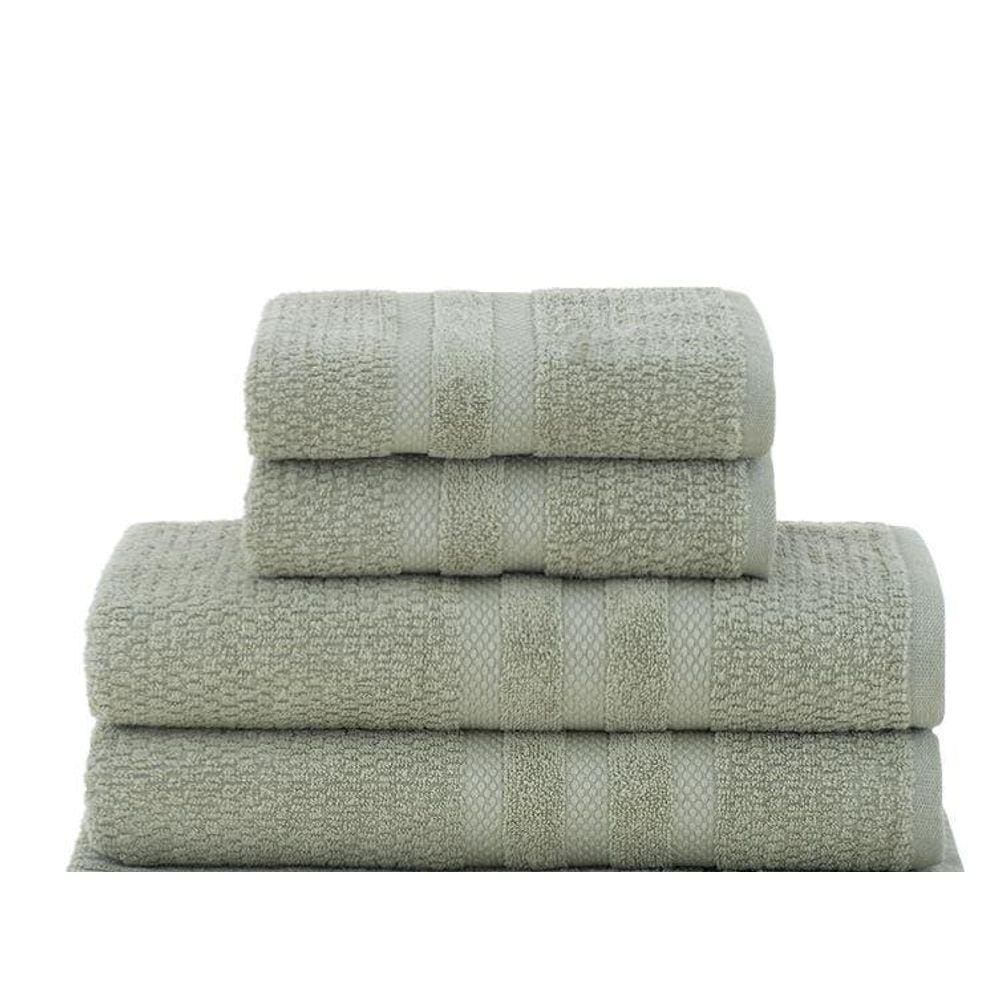 Kit 2 Toalhas Banho +2 Rosto Vanilla Extra Soft Buddemeyer