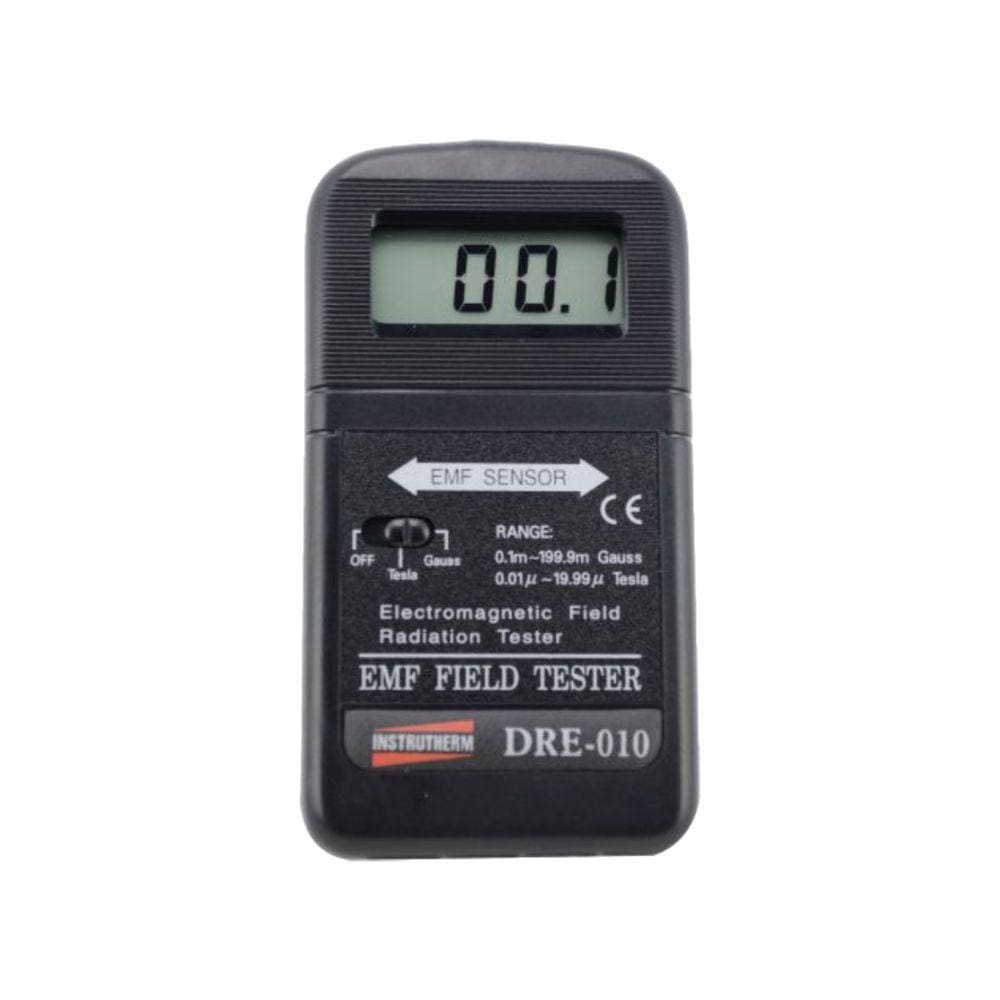 Medidor Campo Eletromagnético Digital Escala 20Mt 200Mg Sensor Dre-010 Portátil Instrutherm Com Certificado Calibração