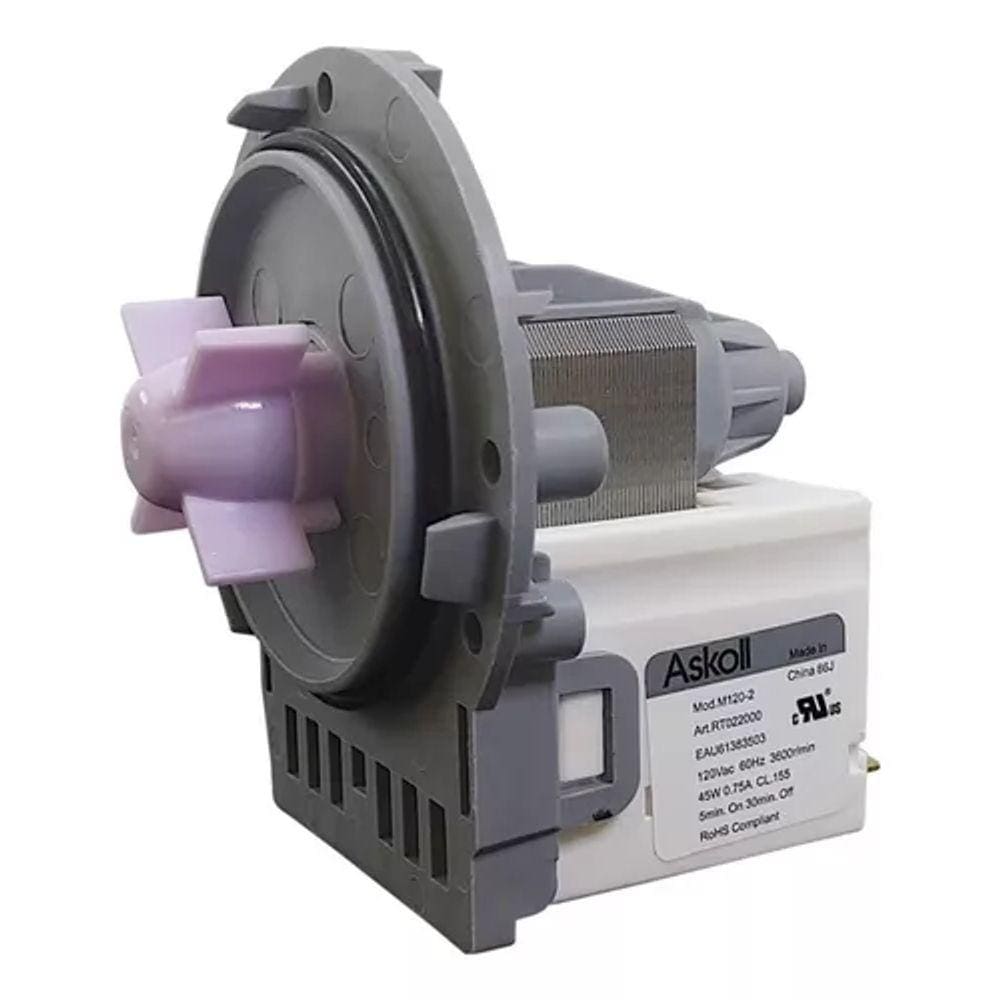 Bomba De Drenagem Lavadora LG - Eau61383503
