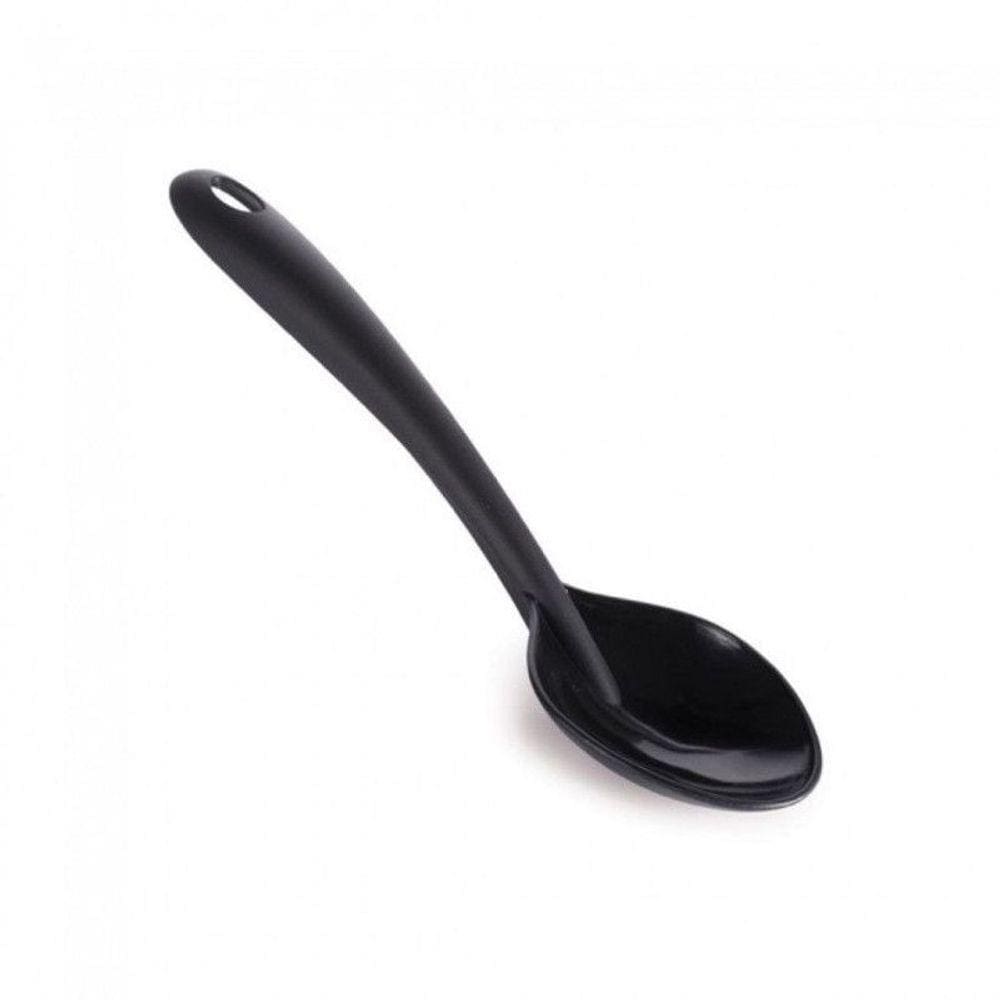 Colher Gourmet Nylon Preto Plasútil