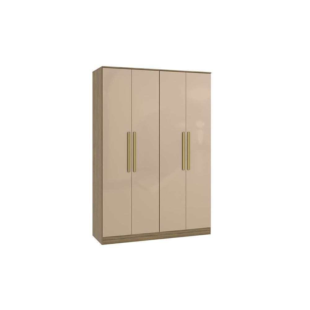 Guarda-Roupa 4 Pts 2 Gvt Kappesberg Adapt Nogueira/Macadâmia