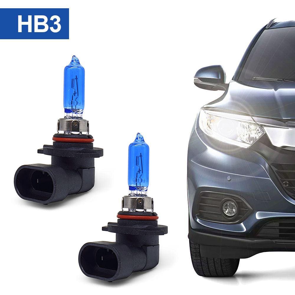 Par Lâmpadas HB3 Farol Alto Ford Ranger Super Branca Halogena Inmetro Gerlux 1997 1998 1999 2000