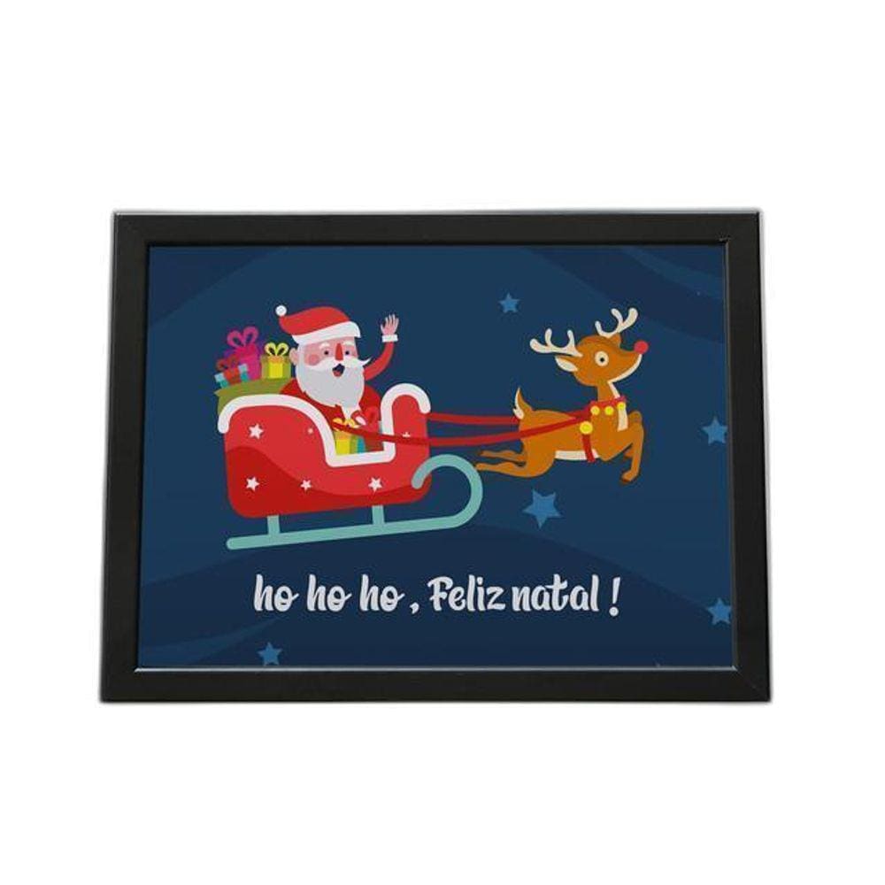 Quadro Com Moldura Ho Ho Ho, Feliz Natal