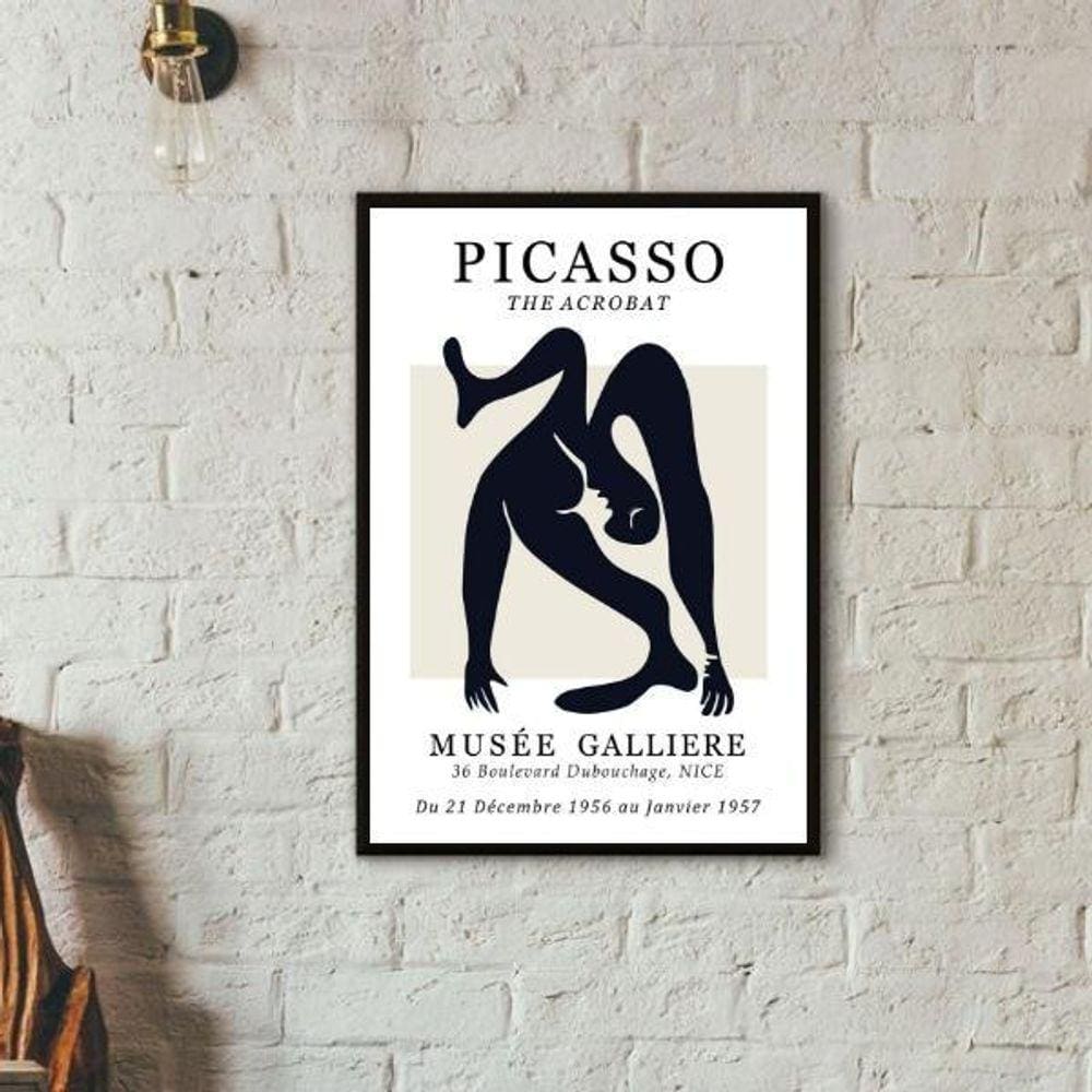 Quadro Picasso - The Acrobat 33X24Cm - Com Vidro