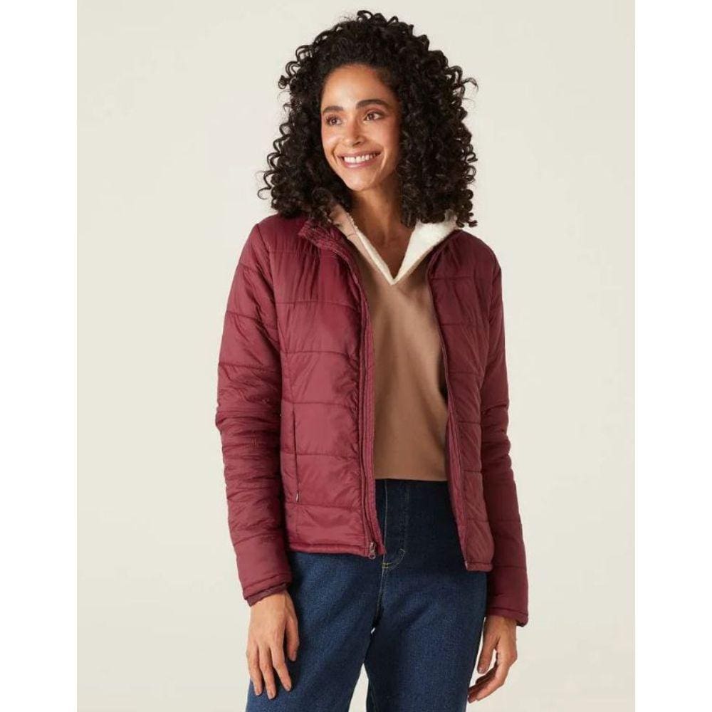 Jaqueta Feminina Puffer Gola Alta Tafetá Malwee Ref. 50332