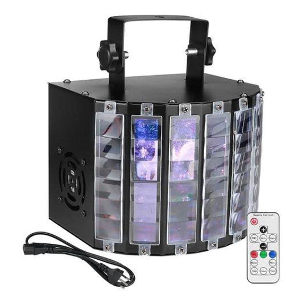 Multi Raio De Sol Led Quad Derby 30W Rgbw Dmx Áudio-Rítmico