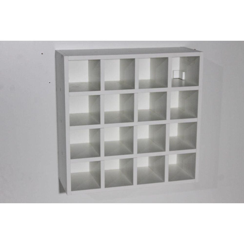 Organizador de Toalhas 16 Toalhas MDF Branco 52x20x53 cm