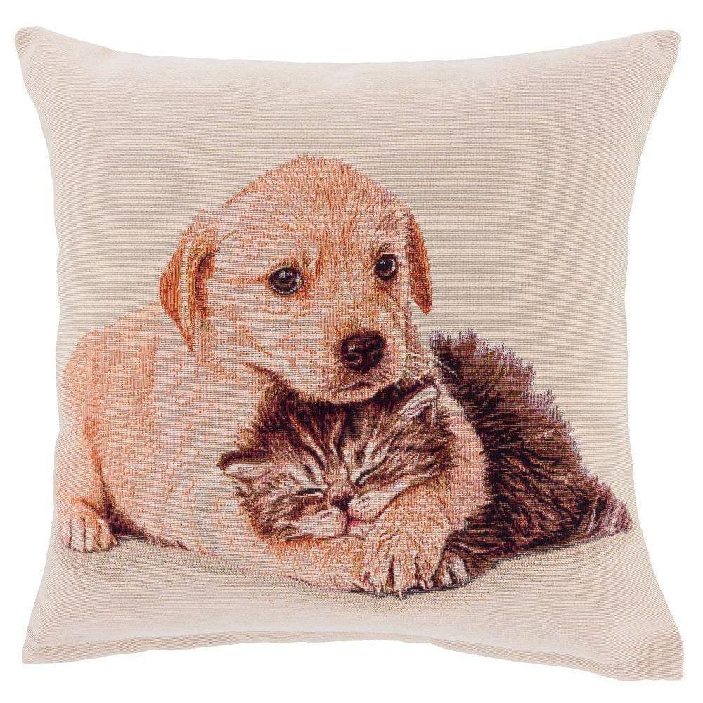 Almofada Cheia Em Tapeçaria Amigos - 45X45Cm