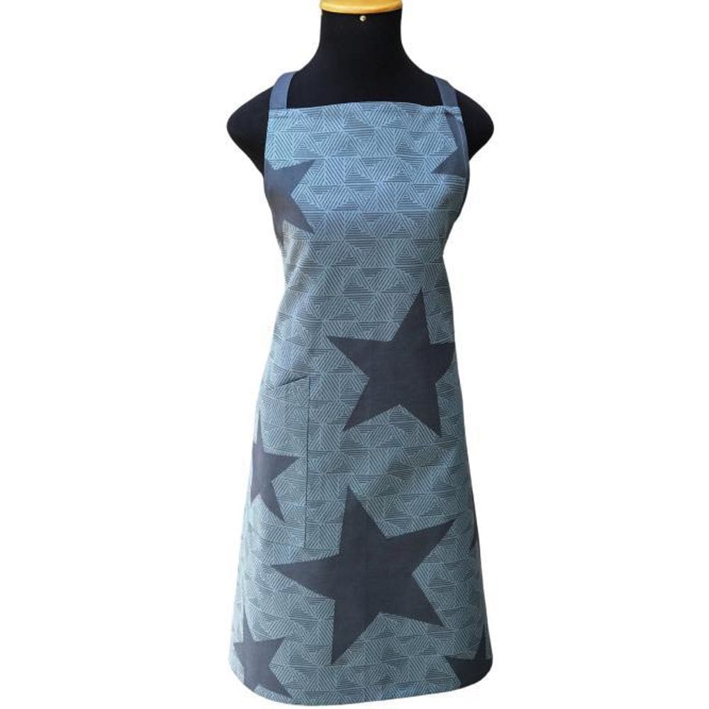 Avental De Cozinha Geometric Stars 100% Algodão Jaquarde