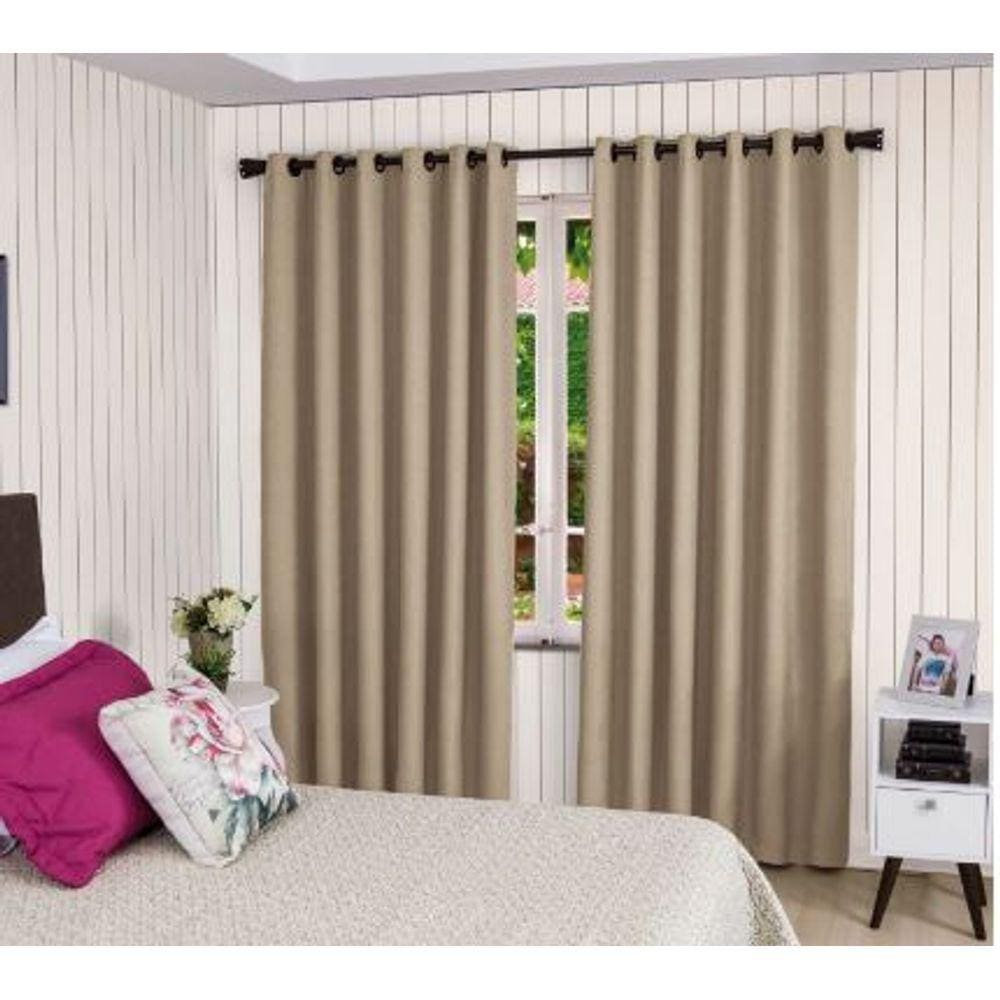Cortina Bella Janela 170X260 Corta Luz Blackout Verona