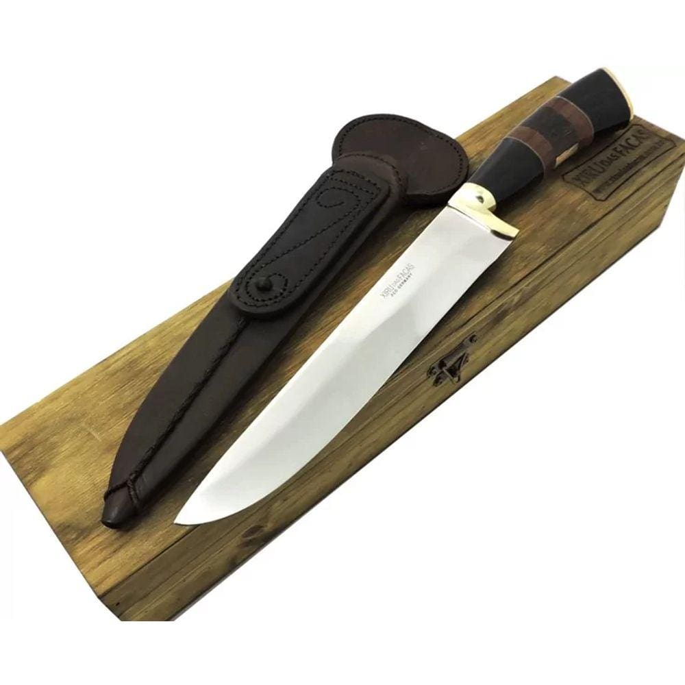 Faca Artesanal - Picanheira c/ Estojo Presente, Lâm - 21 cm