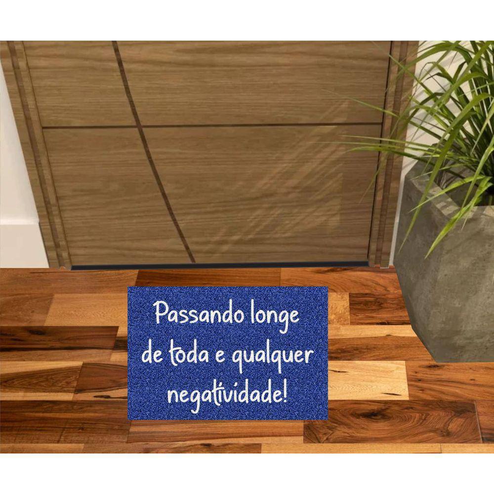 Tapete Passando Longe De Toda e Qualquer Negatividade! 60X40