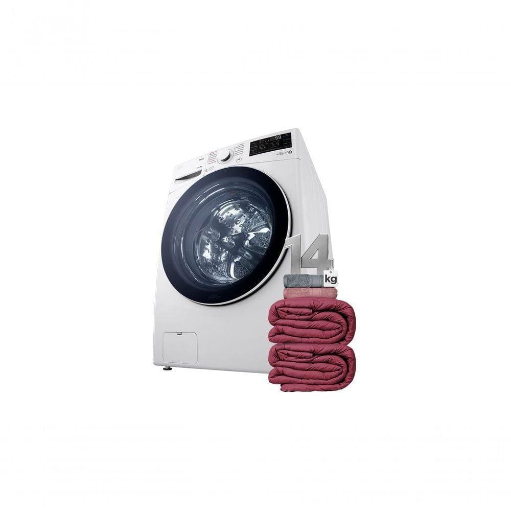 Lava e Seca Smart LG 14kg Branco com Inteligência Artificial AIDD WD14WGSP6 127V