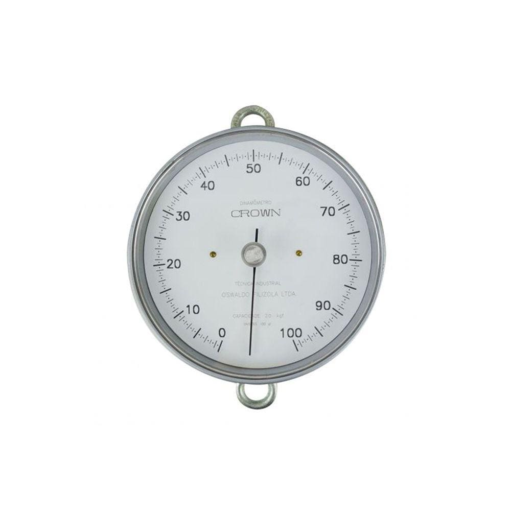 Dinamômetro Circular Analógico Faixa 0 A 20Kgf Força Aço Tração Alumínio Ar-20 Portátil Instrutherm Com Certificado