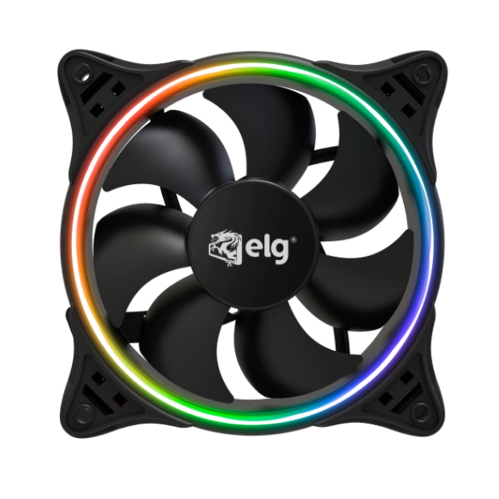 Cooler P/ Gabinete Kazeryu Pro 120MM, 1500RPM Rainbow - ELG