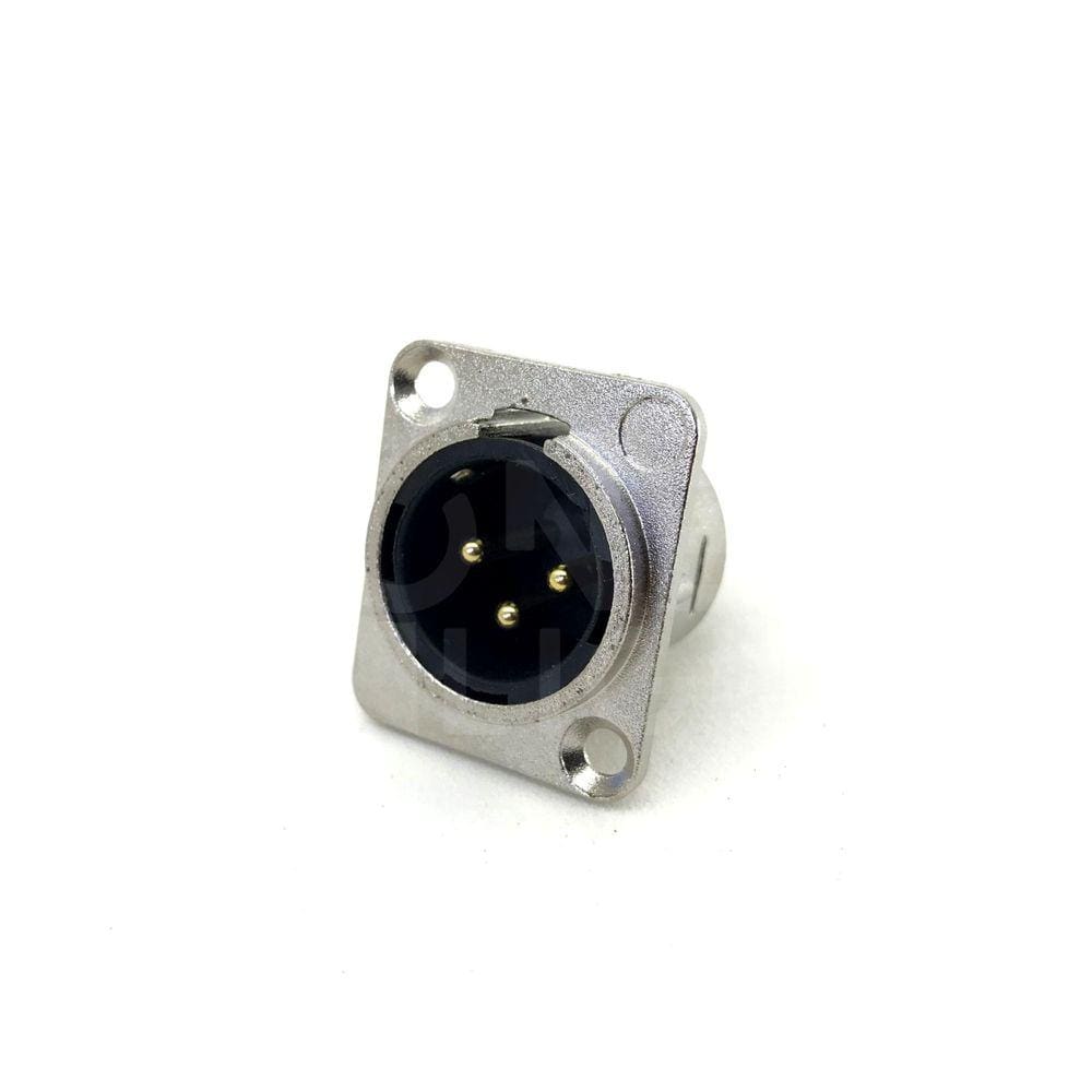 Kit 50 Plug Hjh Xlr Macho Painel Hx091