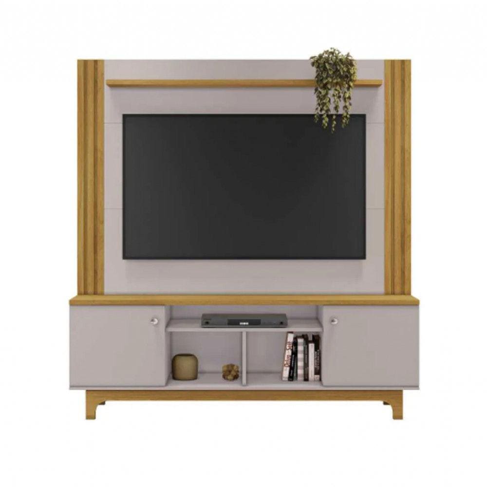 Home Para TV 65 Polegadas Bálsamo Ripado Pés MDF Usinados JCM Movelaria