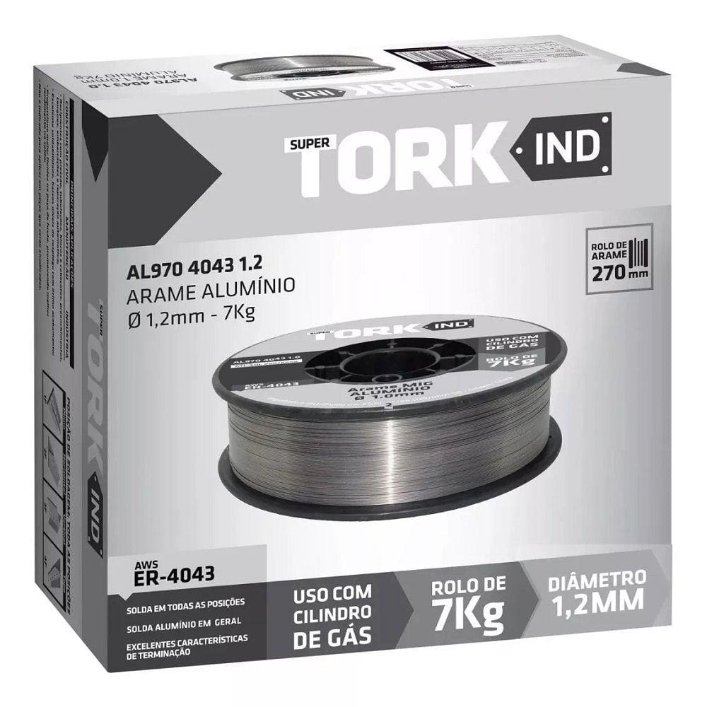 Arame Solda Mig 1,2mm 7kg Alumínio C/ Gás Super Tork