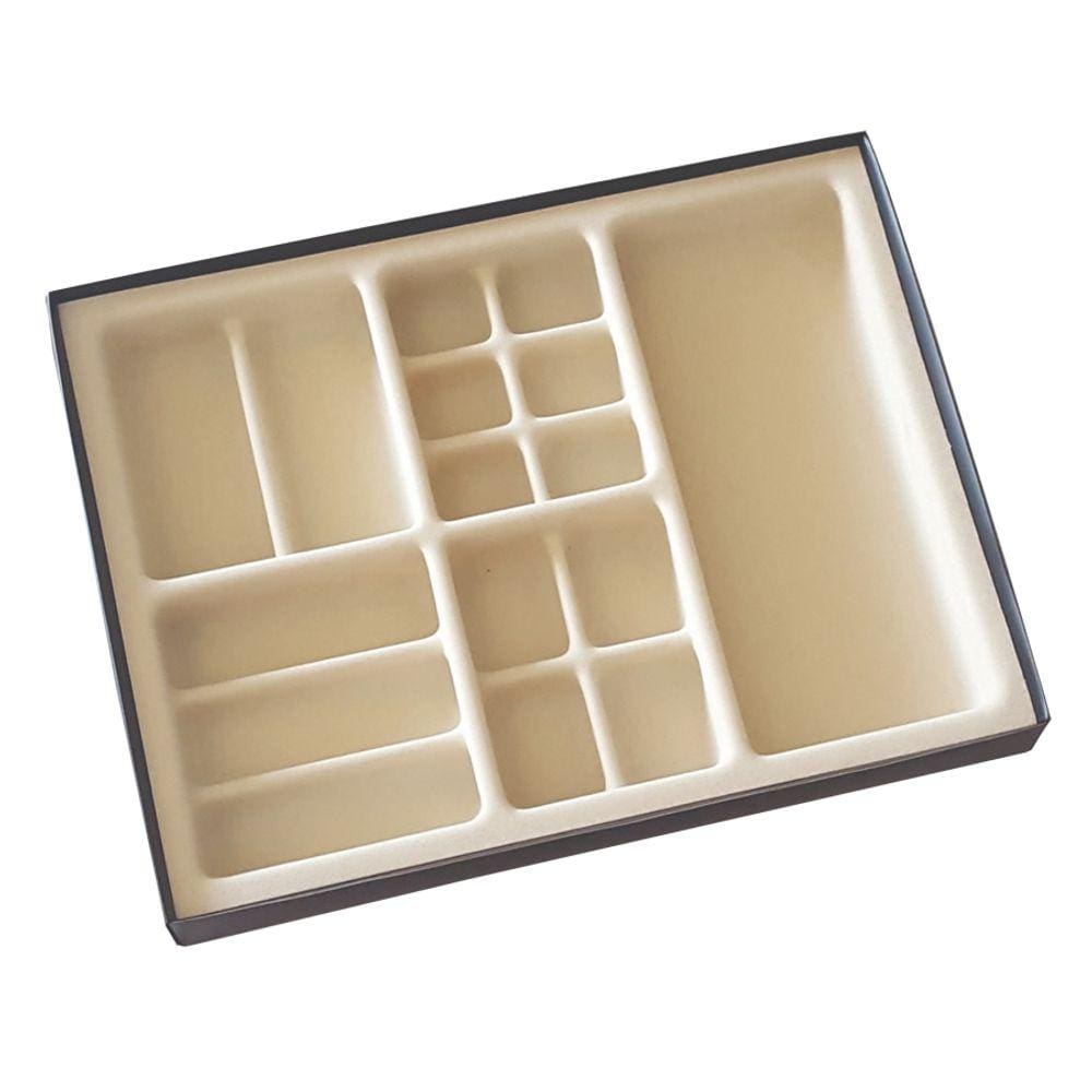 Organizador Para Joias Em Veludo 44x34 Bege Pj-03av Ideal Pack