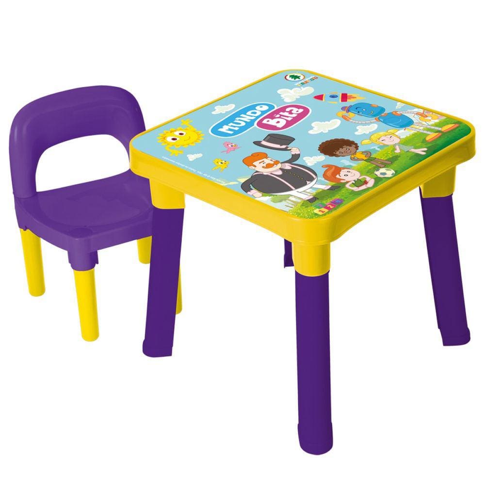 Mesinha Infantil C/ Cadeira Mundo Bita - Monte Líbano