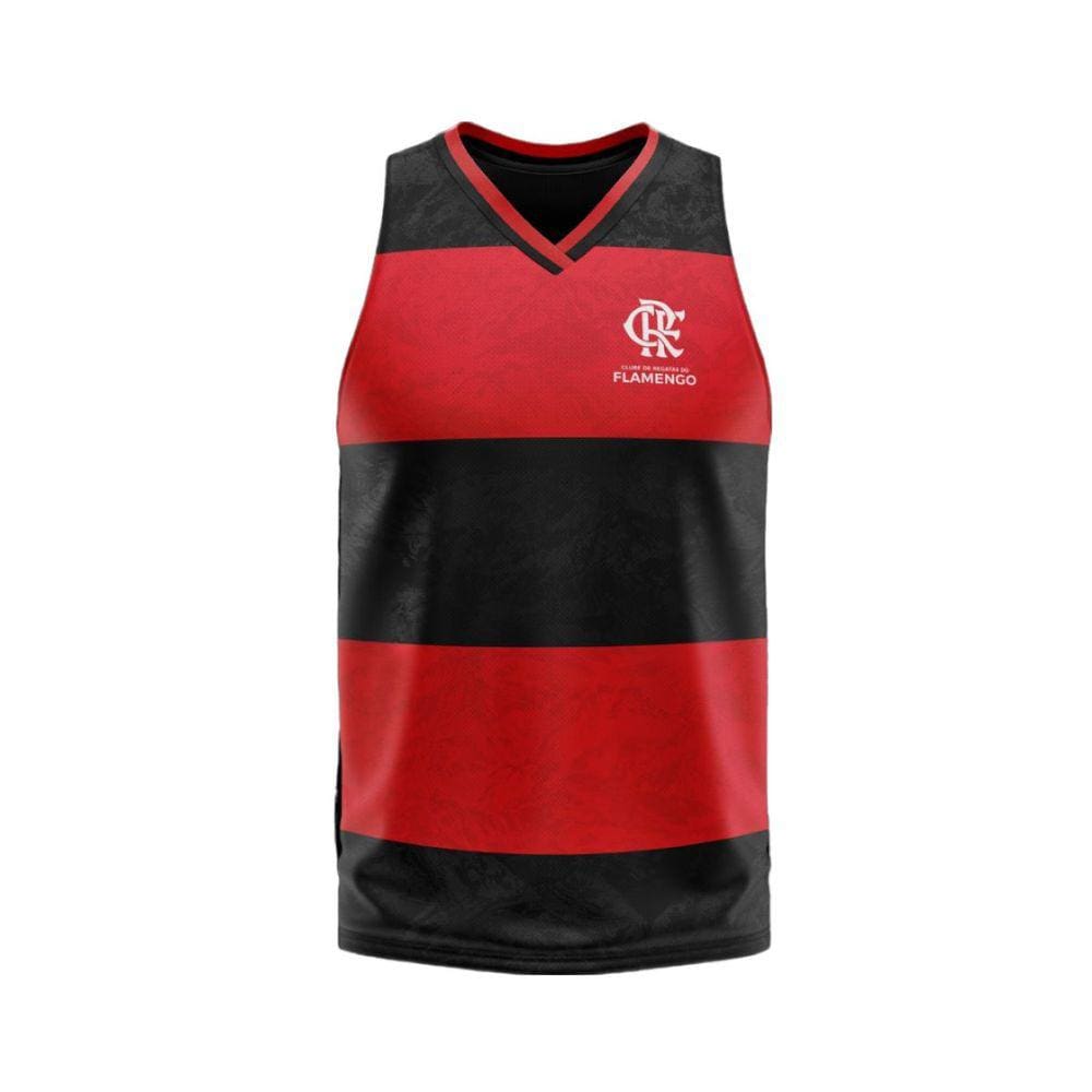 Regata Flamengo Essence Masculino - Preto e Vermelho