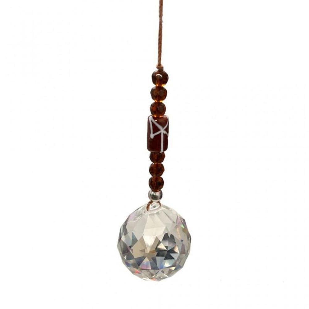 Protetor Ambiente Orixás Cristal Facetado 40Mm-Escolha A Cor