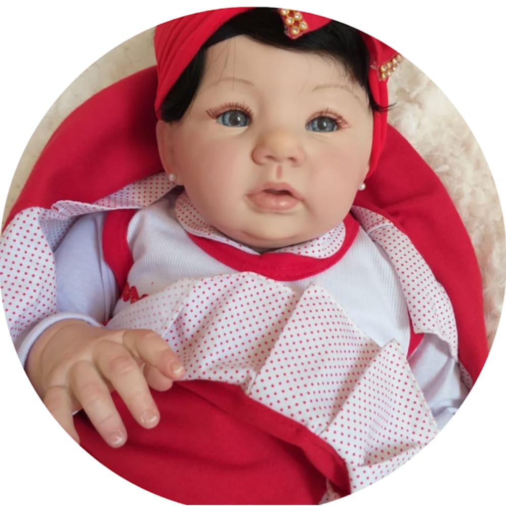 Bebe Boneca Reborn Princesa Com Enxoval Completo