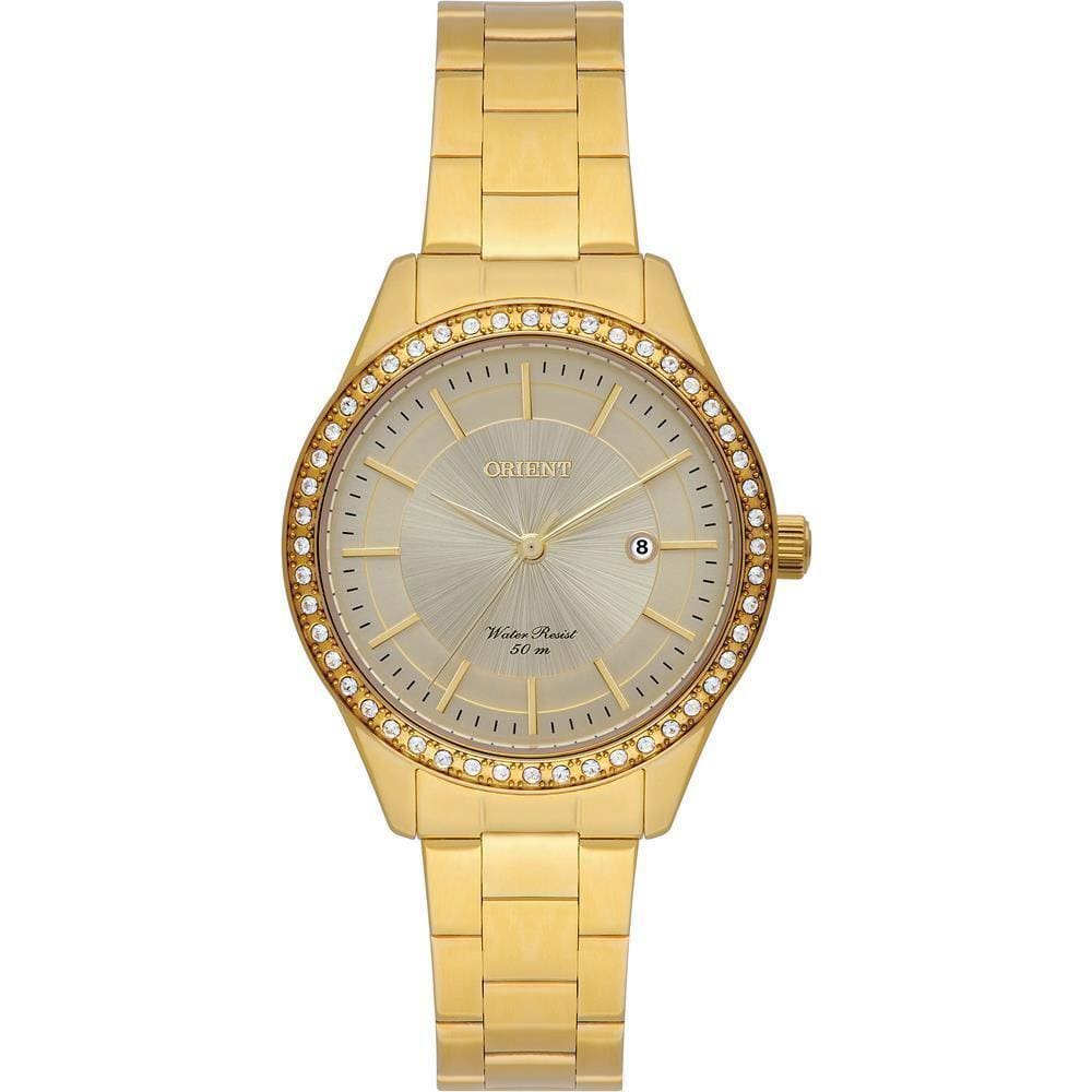 Relógio Orient Feminino Ref: Fgss1255 C1Kx Social Dourado