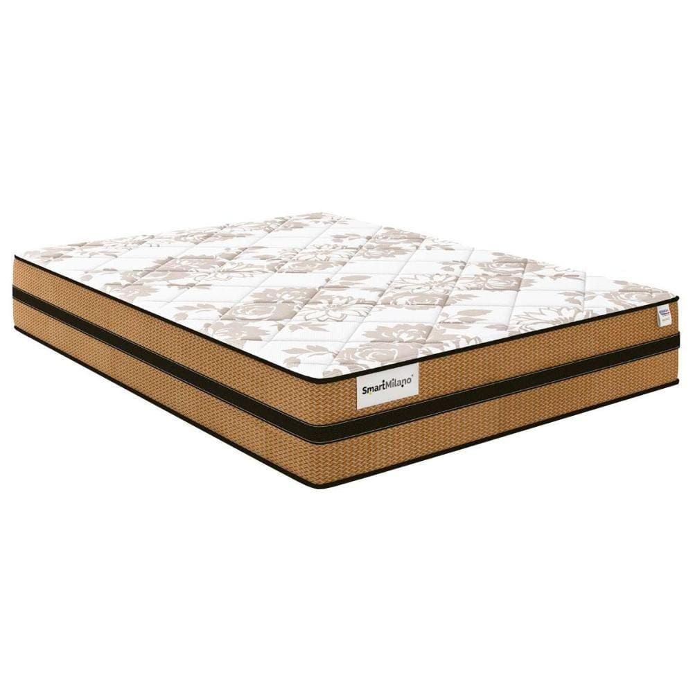 Colchão Queen Molas MasterPocket Ensacadas Smart Milano Euro Pillow (158x198x25) - Plumatex