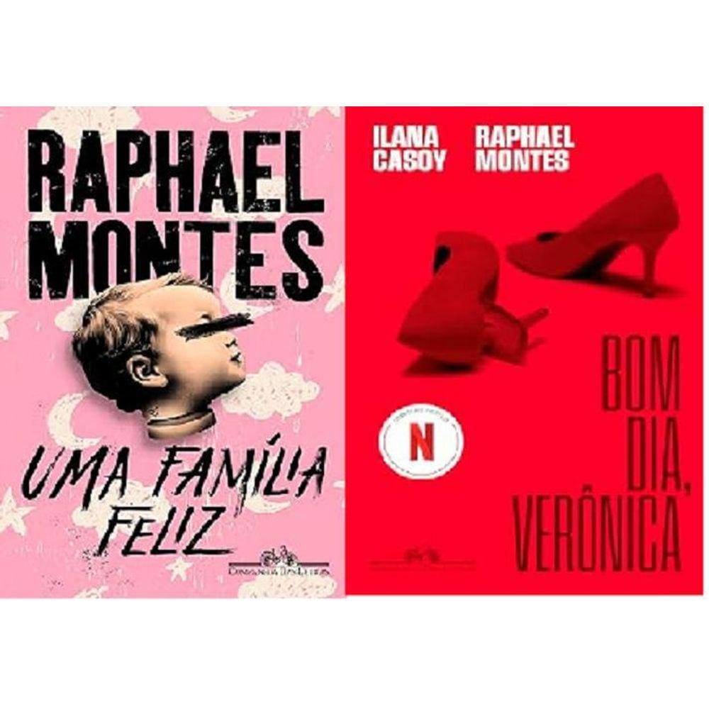 Kit 2 Livros Raphael Montes Uma Família Feliz Uma Família